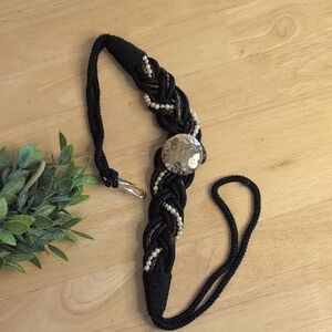 Vintage 80's Braided Rope Belt